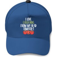 I Love Gardening From My Head Tomatoes Baseball Caps — Casquette de baseball