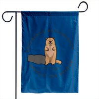 Groundhog Day Respect The Shadow Meteorology Garden Flags — Drapeaux décoratifs