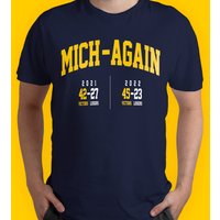 Michigan Football Tshirt, 2022, University, Mich-again — T-shirts pour hommes