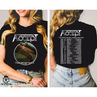 Accept Band Too Mean Too Die Tour 2023 T-shirt — T-shirts pour hommes
