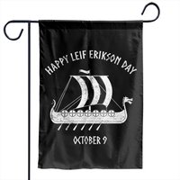 Happy Leif Erikson Day October 9 Viking Garden Flags — Drapeaux décoratifs