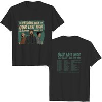 Our Last Night Band Tour 2023 Shirt, The Welcome Back Tour 2023 Shirt — T-shirts pour hommes