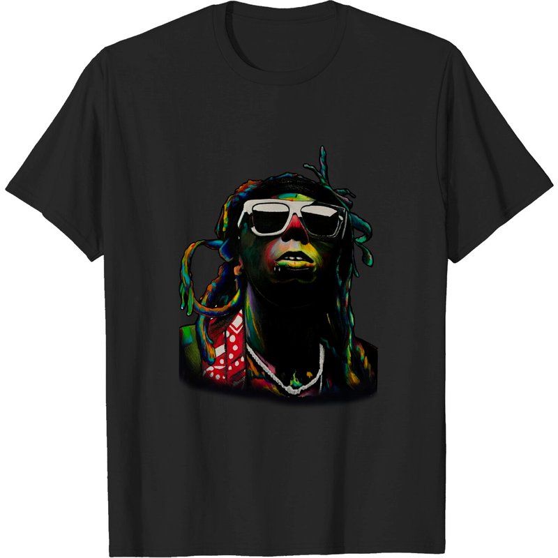 Lil Wayne Color Face T-shirt