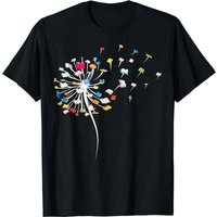 Funny Dandelion Books Gift For Reading Lover Women Girls T-shirt — T-shirts pour hommes