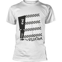 The Selecter Unisex T-shirt: Two Tone Stripes (white)