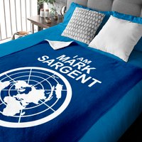 I Am Mark Sargent Flat Earth Society Baby Blankets