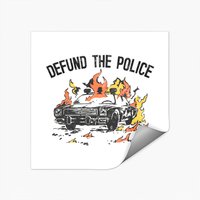 Defund The Police - Revolution - Stickers — Autocollants et stickers