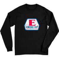 Ewing Oil, Distressed - Dallas - Long Sleeves — T-shirts pour hommes