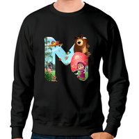 Masha And The Bear Sweatshirts M — Sweats à capuche pour hommes