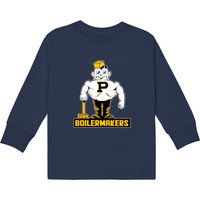 Vintage Boilermaker Mascot - Purdue - Kids Long Sleeve T-shirts — T-shirts pour hommes