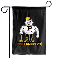 Vintage Boilermaker Mascot - Purdue - Garden Flags — Drapeaux décoratifs