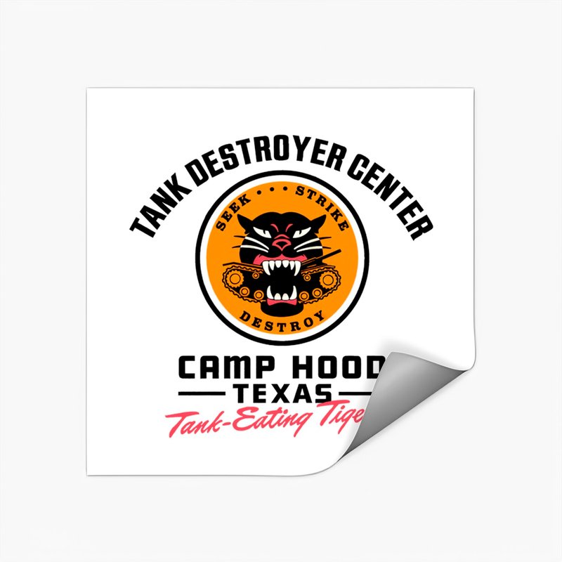 Tank Destroyer Center - Military - Stickers — Autocollants et stickers