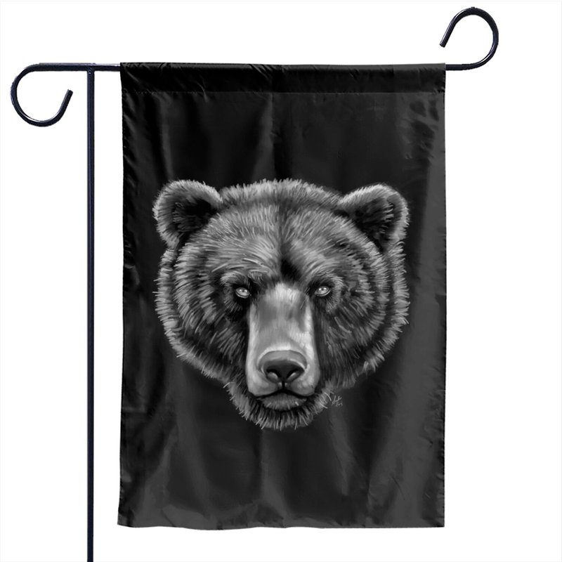 Black Bear - Bear - Garden Flags — Drapeaux décoratifs