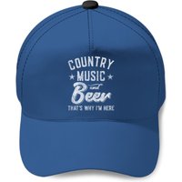 Country Music And Beer That's Why I'm Here Baseball Caps — Casquette de baseball