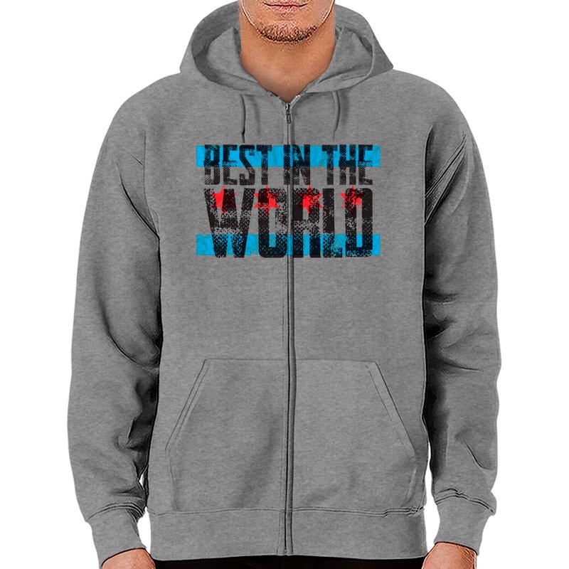 Cm Punk Bitw Flag - Cm Punk - Zip Hoodies