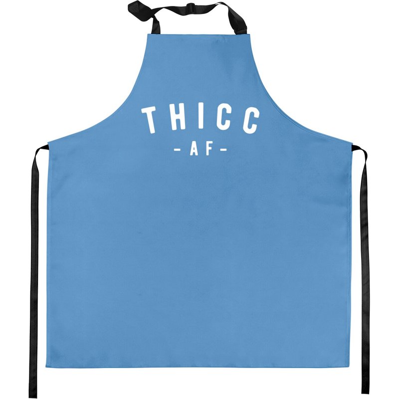 Thicc Men Kitchen Aprons Af Meme Funny — Tabliers de cuisine