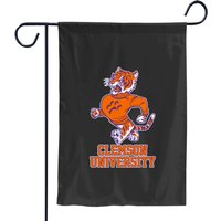 Vintage Tiger Mascot For Clemson - Clemson - Garden Flags — Decorative Flags