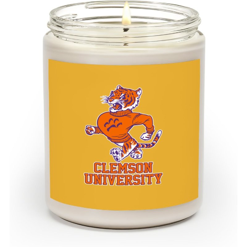 Vintage Tiger Mascot For Clemson - Clemson - Scented Candles — Bougies parfumées