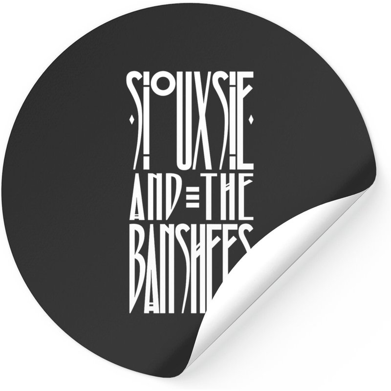 Siouxsie And The Banshees Logo Shirt - Siouxsie And The Banshees - Stickers — Autocollants et stickers