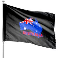 Australia Map Flag House Flags — Decorative Flags