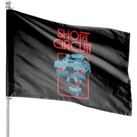 Short Circuit Johnny Number Five - Short Circuit - House Flags — Decorative Flags
