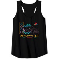 Playstation Checker Neon 90's Tank Tops Pullover Tank Tops — Mens T Shirts