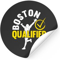 Boston Qualifier Proud Marathon Running Stickers