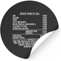 Jesus Paid It All Sweat Stickers — Autocollants et stickers