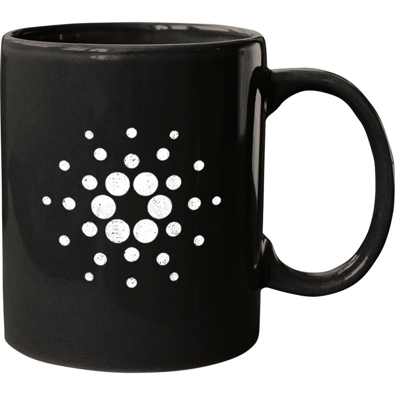 Cardano Ada Crypto Blockchain Ada White Cardano Logo Pullover Mugs — Mugs & Tumblers