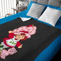 Strawberry Shortcake - 80s Tv - Baby Blankets