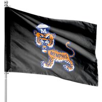 Vintage Standing Angry Tiger - Memphis - Memphis - House Flags — Decorative Flags