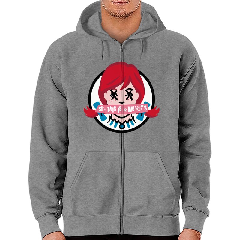Sir This Is A Wendy's - Memes - Zip Hoodies — Sweats à capuche pour hommes