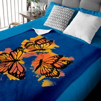 Monarch Butterfly Colourful Butterfly Baby Blankets — Baby Blankets