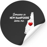 Someone In New Hampshire Loves Me - New Hampshire Stickers Nh — Stickers & Decals