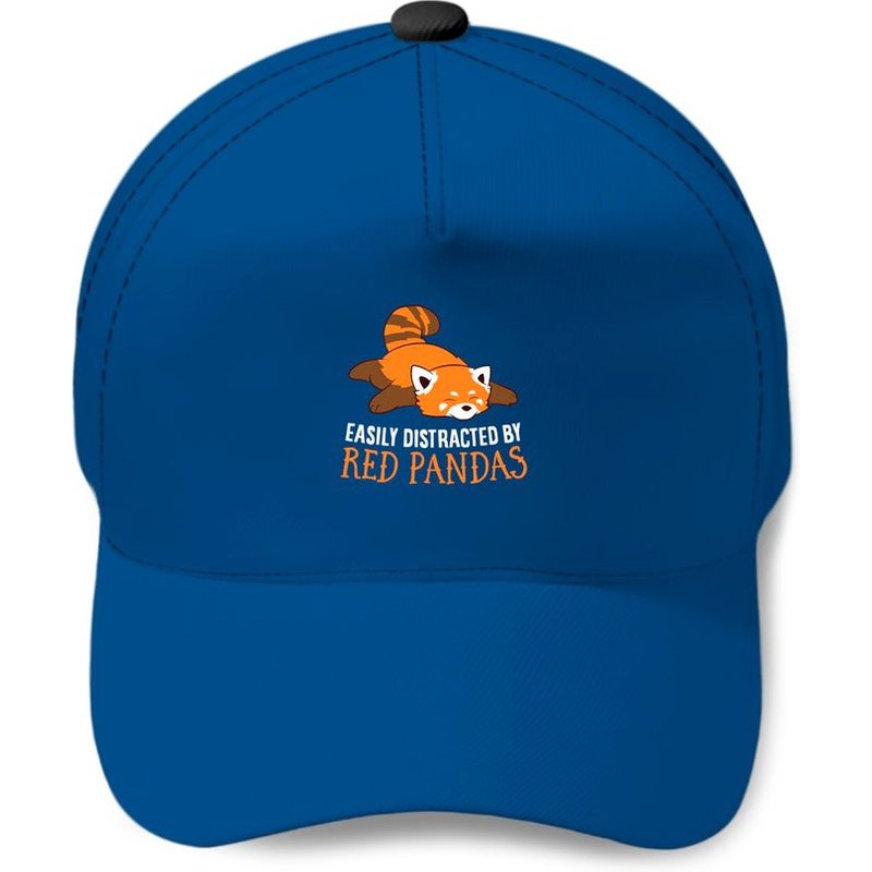 Red Panda Love Easily Distracted By Red Pandas Baseball Cap — Casquette de baseball