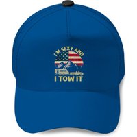 I'm Sexy And I Tow It Funny Caravan Camping Rv Trailer Baseball Cap — Casquette de baseball
