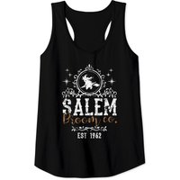 Witches Salem Broom Company Grunge Halloween Witch Tank Tops — Mens T Shirts