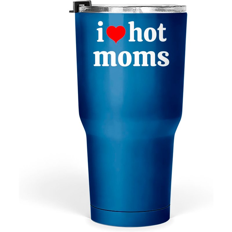 I Love Hot Moms And I Heart Hot Moms Virginity Tumblers 30 Oz Pullover Hoodie — Tasses et gobelets