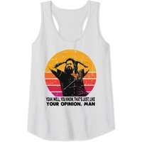 The Dude Your Opinion Man The Big Lebowski Funny Printed Tank Tops — Mens T Shirts