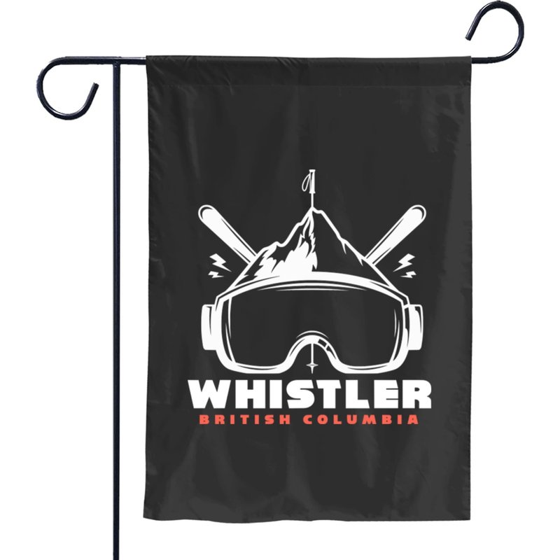 Whistler Skiing Canada Souvenir - Whistler - Garden Flags — Decorative Flags
