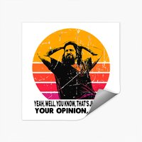 The Dude Your Opinion Man The Big Lebowski Funny Printed Stickers — Autocollants et stickers