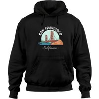 San Francisco Golden Gate California Golden Gate Bridge Souvenir Hoodies — Sweats à capuche pour hommes