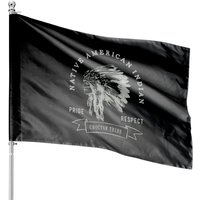 Choctaw Tribe Native American Indian Pride Respect House Flags — Drapeaux décoratifs