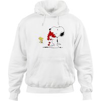 Snoopy And Woodstock Huggingt-hoodies