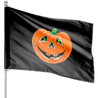 Halloween Pumpkin Jack O Lantern House Flags