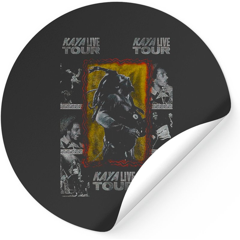 Bob Marley And The Wailers Kaya Live Tour Stickers — Stickers & Decals