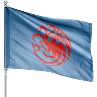 Targaryen Three Dragons House Flags, House Of Dragon House Flags