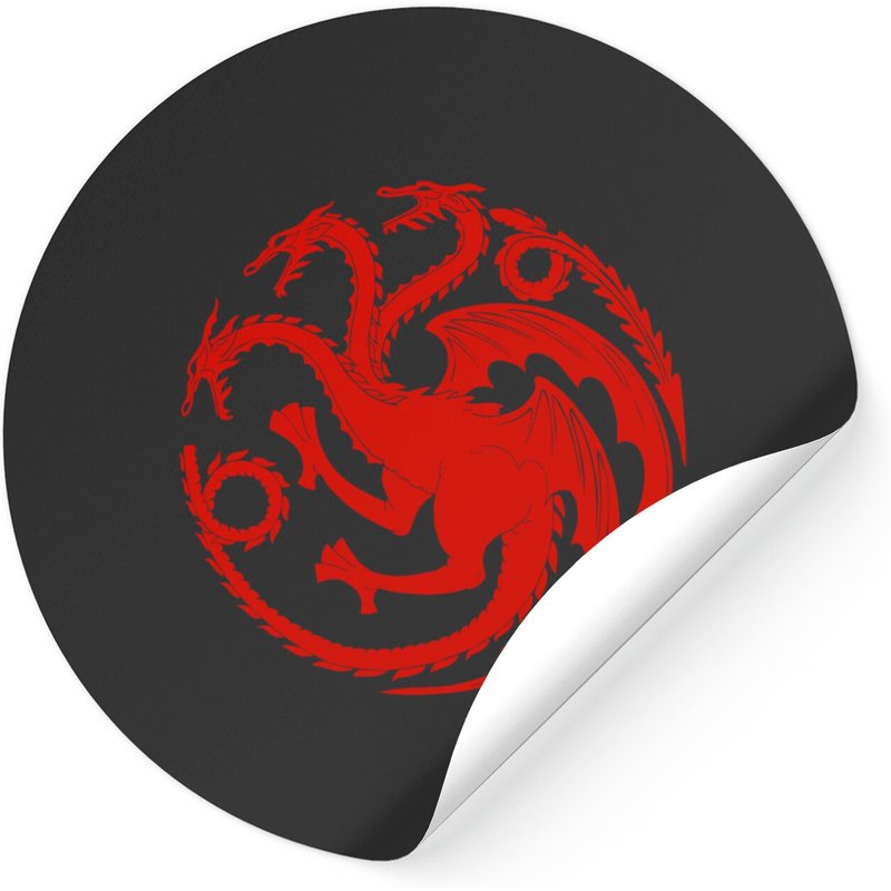 Targaryen Three Dragons Stickers, House Of Dragon Stickers — Autocollants et stickers