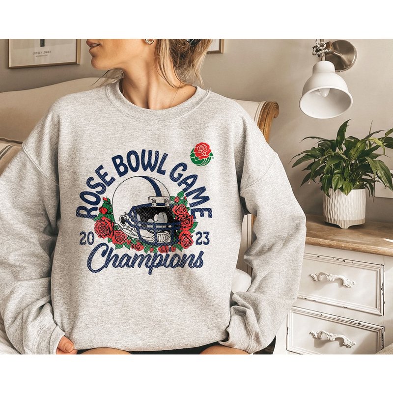 2023 Penn State Champions Rose Bowl Shirt, Rose Bowl Penn State Vs Utah College Football Sweatshirt — Sweats à capuche pour hommes