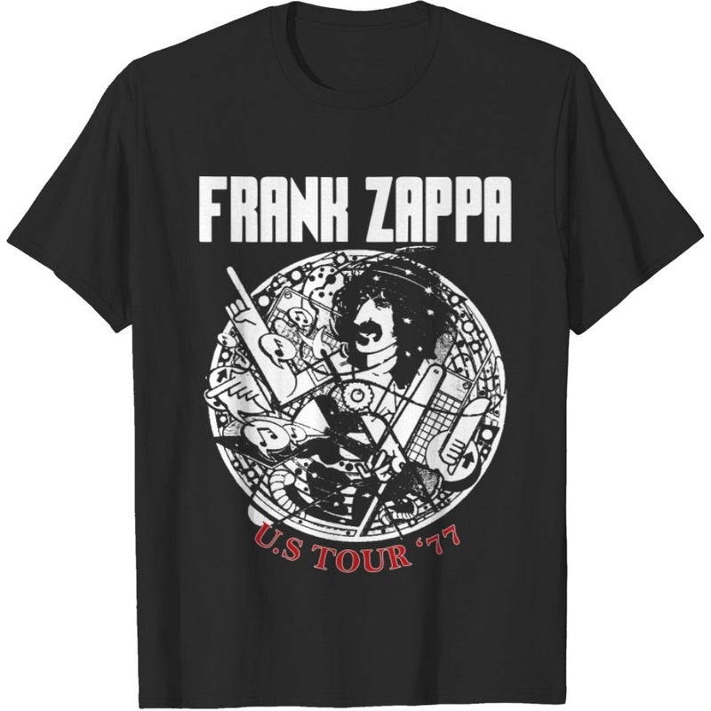 Frank Zappa Us Tour 1977 T-shirt — T-shirts pour hommes